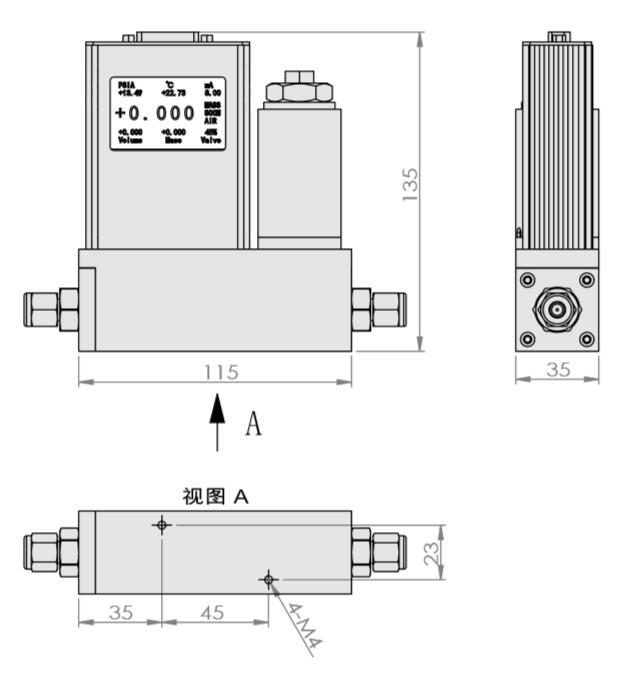 ACU10FD-MC質量流量控制器